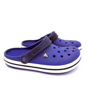 Crocs Women's Crocband Blue Classic Clogs Sandals Shoes Size 7